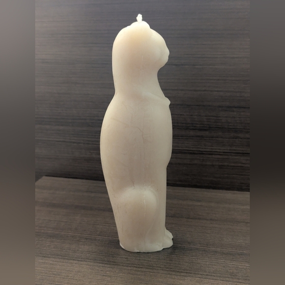 Beeswax Cat Candle From  Kootenay Candles - Picture 8 of 9